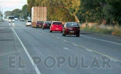 Ruta 51: con el fresado hecho, apuntan a los controles de carga