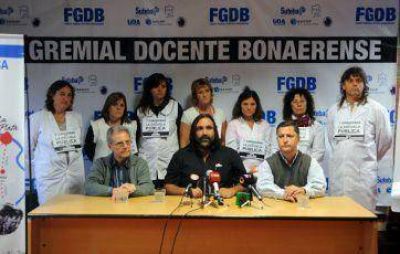 Docentes paran 8, 9 y 10 de abril