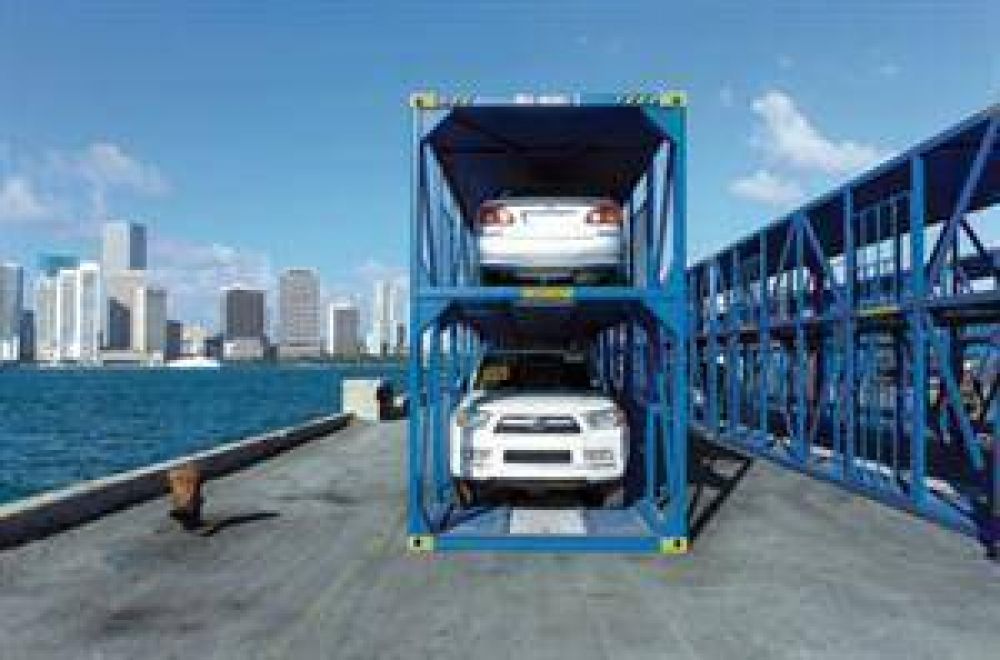 Autos en contenedores