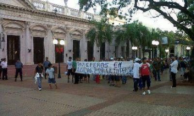 Protesta de tareferos: �Mientras no tengamos respuestas, no nos vamos a ir�