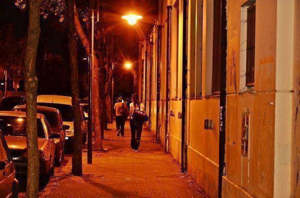 Luminarias y trabajos de poda en alrededores del Colegio Normal