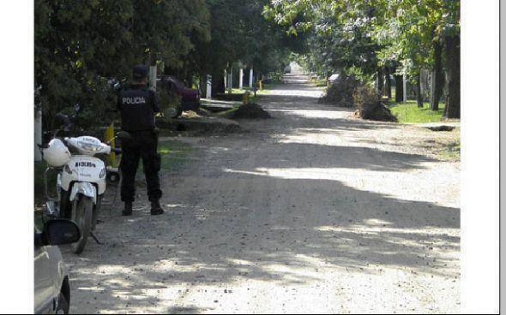 Jaqueado por la inseguridad, un barrio de Pilar se re�ne con la polic�a