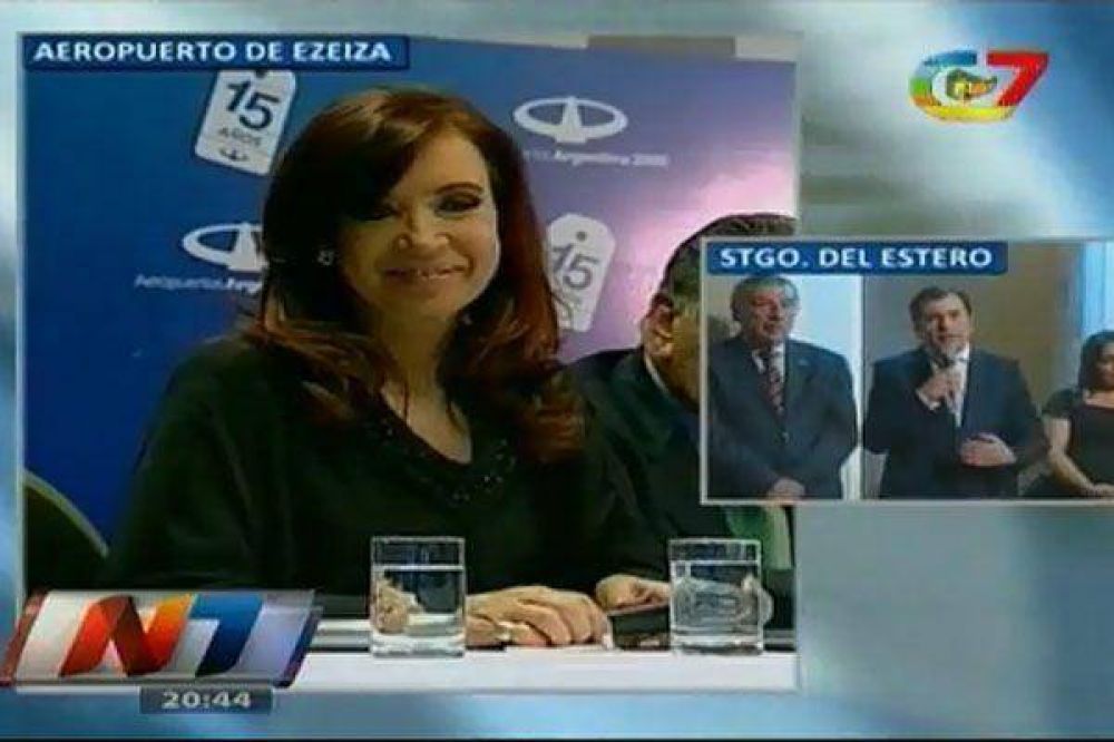 Cristina inaugur viviendas en Fras y Zamora agradeci su mirada federal