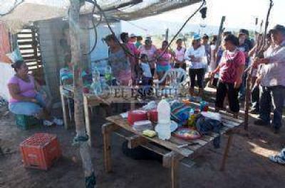 Usurpadores continuar�n con la toma de las tierras