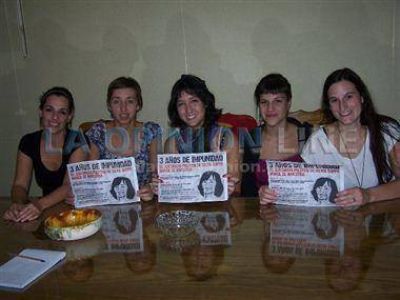 Actividades pidiendo por justicia para Silvia Suppo
