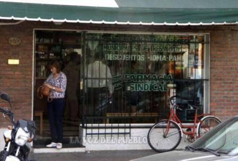 Controversia por el manejo de la farmacia sindical