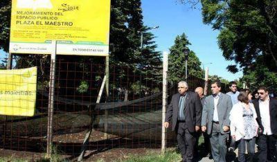 Ritondo visit� obras en la Comuna 11