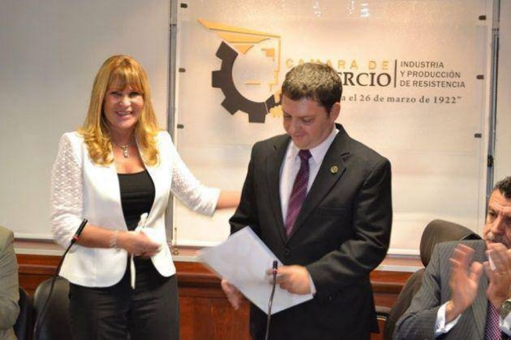 Ayala salud� a la C�mara de Comercio y destac� el trabajo conjunto con el municipio