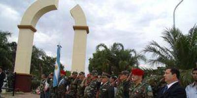 Acto por los ca�dos en Malvinas