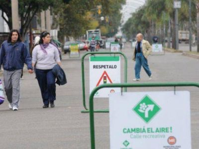 A partir del domingo se modifica el horario de la Calle Recreativa