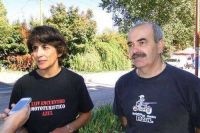 Comenz� la XXIV edici�n del Encuentro Mototur�stico de Semana Santa en Azul