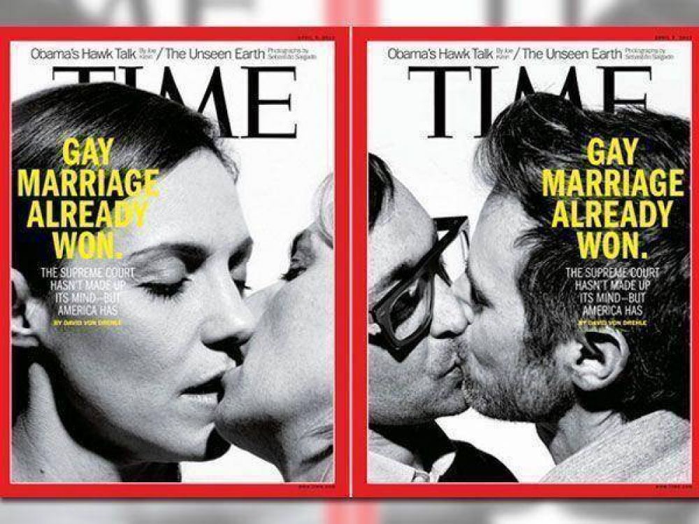Revista Time: �El matrimonio gay ya gan�