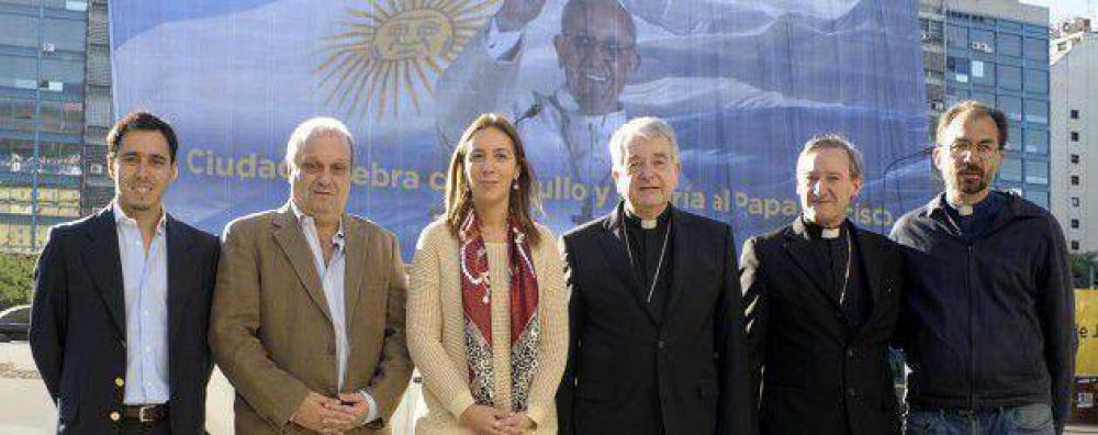 Vidal y Lombardi, presentes en el homenaje al papa en la 9 de Julio