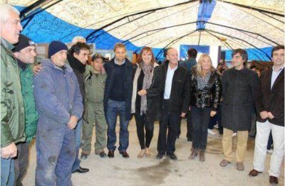 Sciurano visit� la Carpa de la Dignidad en R�o Grande