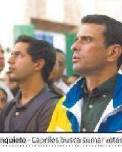Capriles recorri� 17 estados en 13 d�as