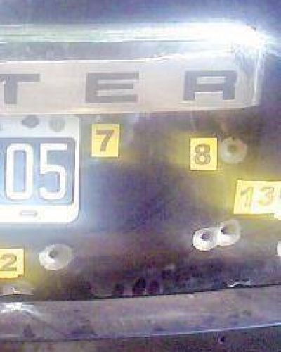 M�s detalles del atentado contra el veh�culo de la AFIP