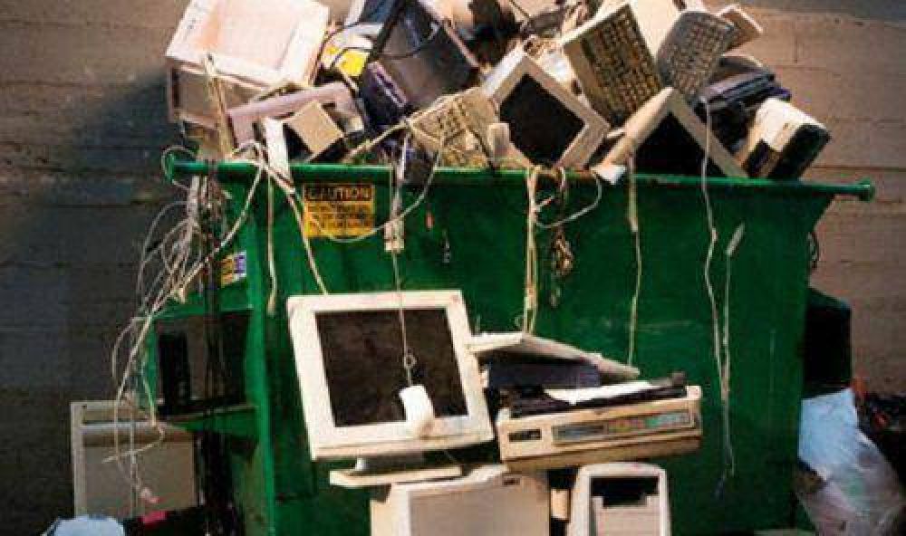 Se reciclaron 120 toneladas de residuos electr�nicos