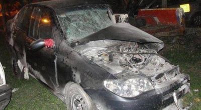 Un herido grave tras chocar un auto y un cami�n en la Ruta 11