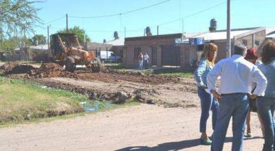 El municipio trabaja en recuperar las calles de tierra