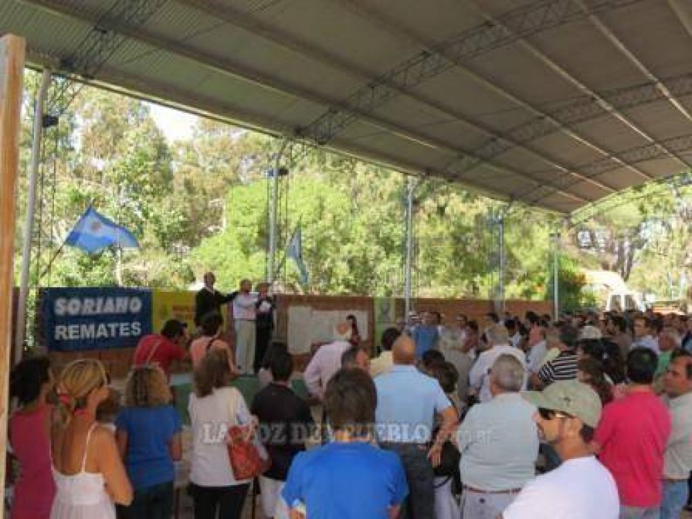 El remate de lotes en Reta super todas las expectativas
