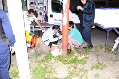 Un herido de arma blanca tras ri�a callejera