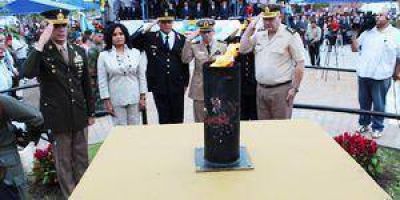 Evocaron a los ca�dos en Malvinas