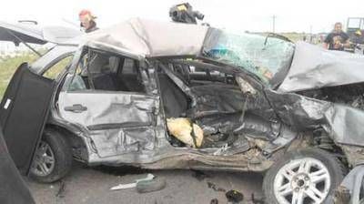 Dos muertos dej� un choque frontal en la Ruta Nacional 7