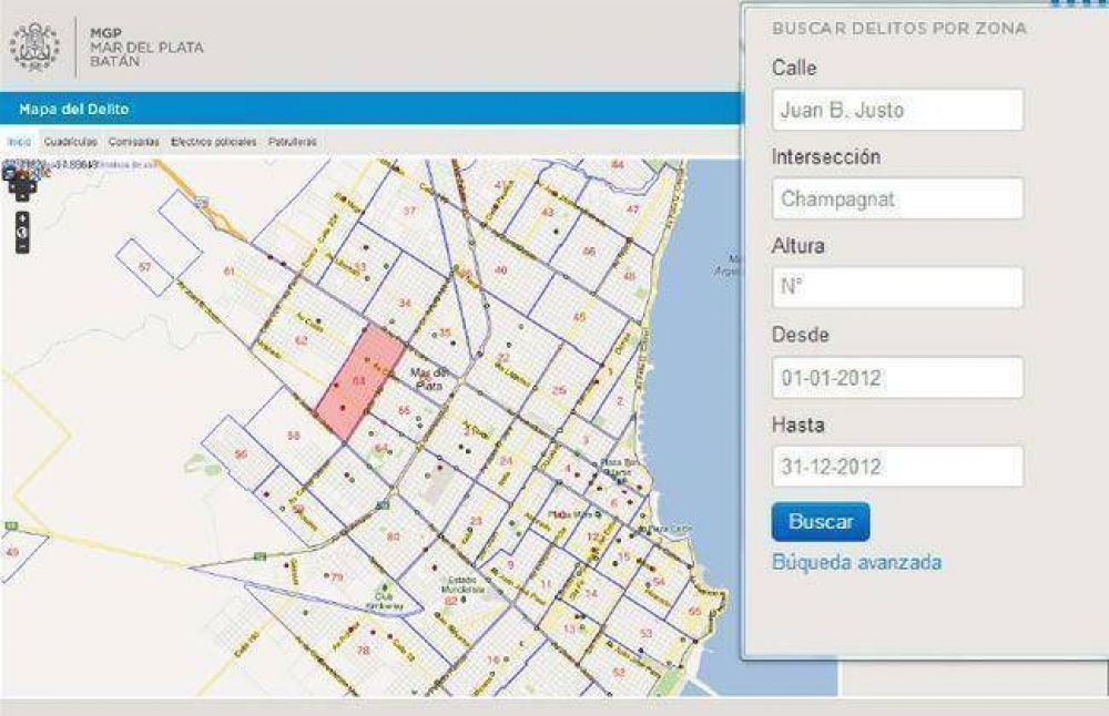 �C�mo funcionar� el mapa del delito?
