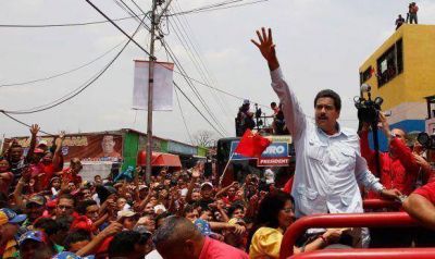 Maduro comenz� la campa�a en la tierra donde naci� Hugo Ch�vez