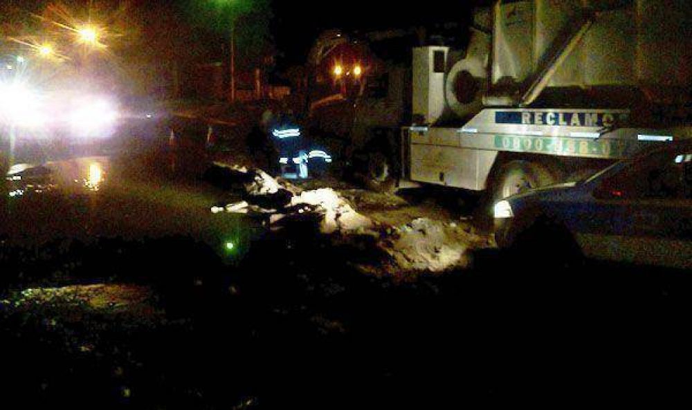 Rotura de cloaca gener� indignaci�n en vecinos del barrio Jard�n Residencial