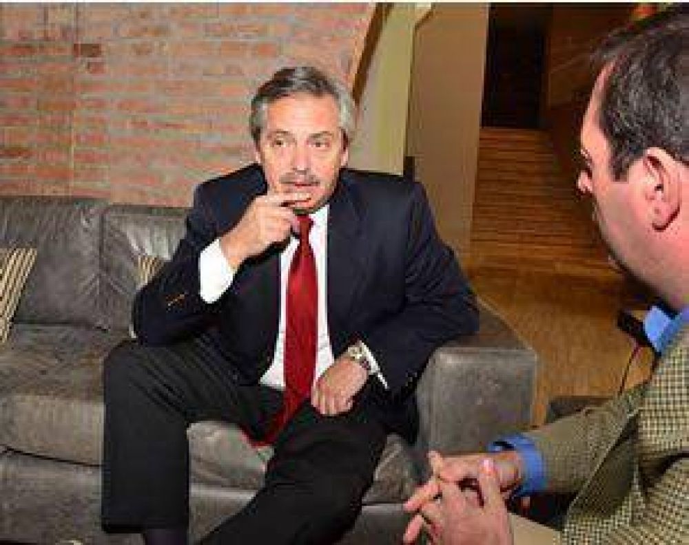 Alberto Fern�ndez: �Existen problemas que no s�lo los resuelven los peronistas�