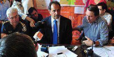 Scioli: �Fue un tsunami de lluvia, dram�tico�