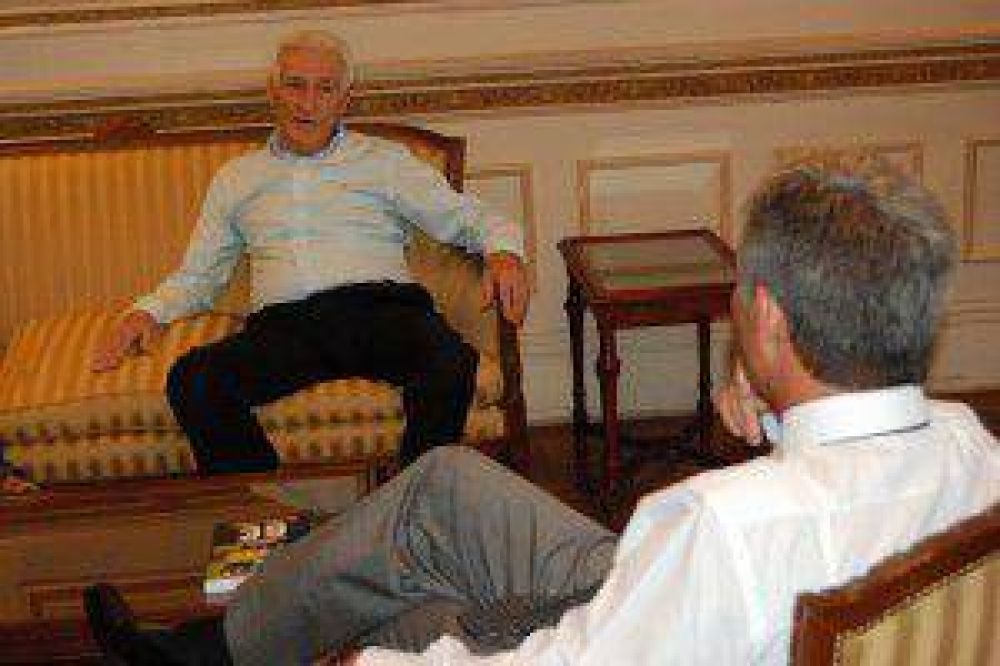 Poggi se reuni� con Jorge Griffa