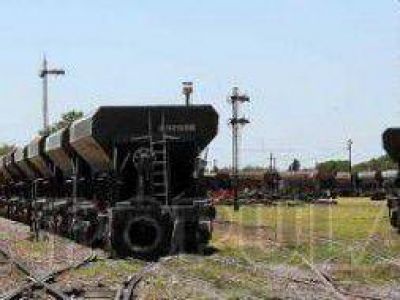 Paro de trabajadores de Ferrosur en Olavarr�a