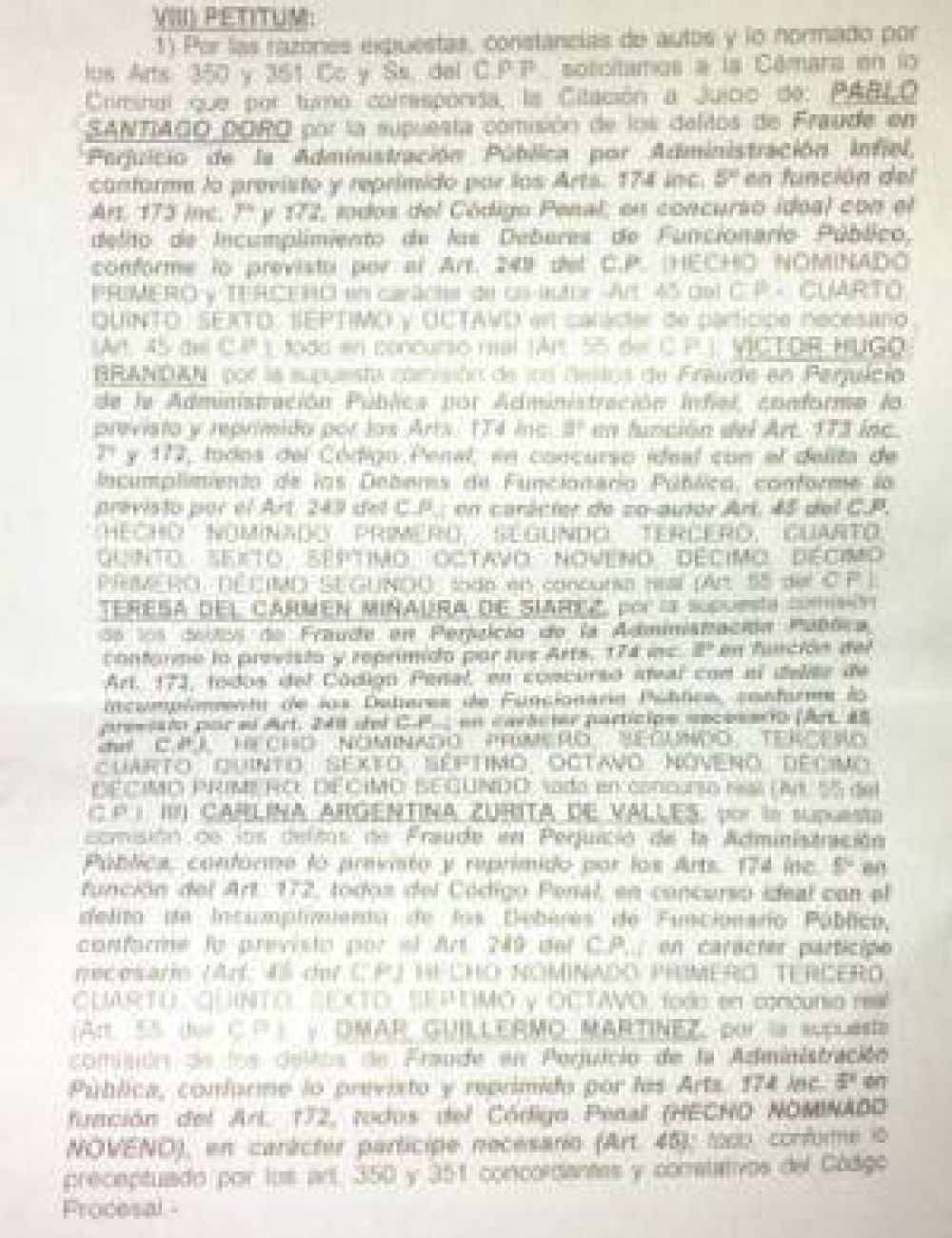 Elevaron a juicio la causa por las compras directas en Acci�n Social