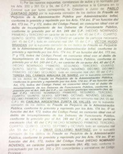 Elevaron a juicio la causa por las compras directas en Acci�n Social
