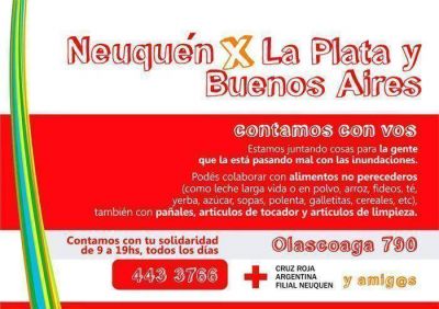 Se suman lugares donde se pueden acercar donaciones para los vecinos de La Plata