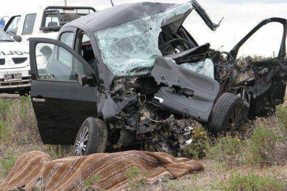 Un muerto en choque frontal sobre la Ruta N� 43