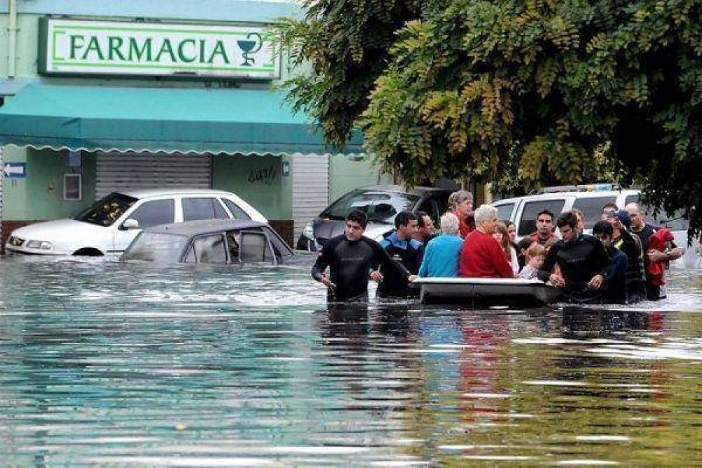 Colectas por inundados en Santa Rosa y Pico