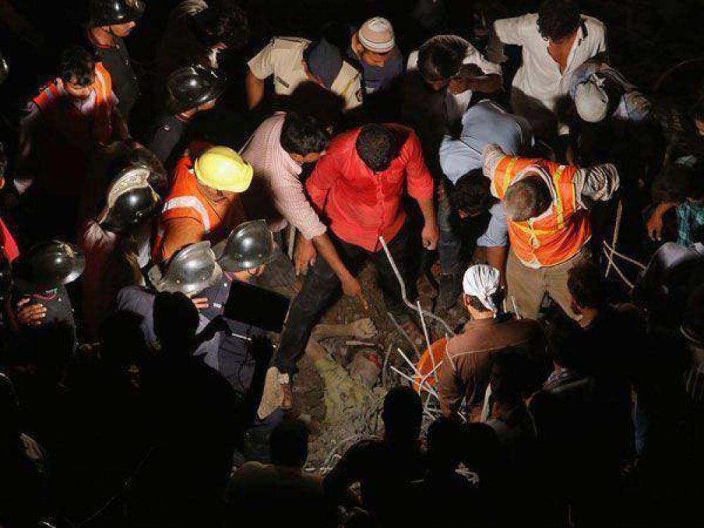 India: 34 muertos por el derrumbe de un edificio