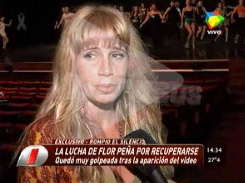 Florencia Pe�a: �Nos hicieron demasiado da�o�