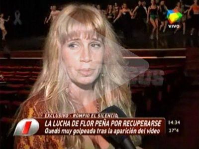 Florencia Pe�a: �Nos hicieron demasiado da�o�