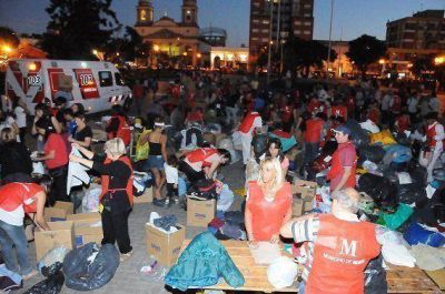 Mor�n: jornada solidaria por los damnificados por las inundaciones