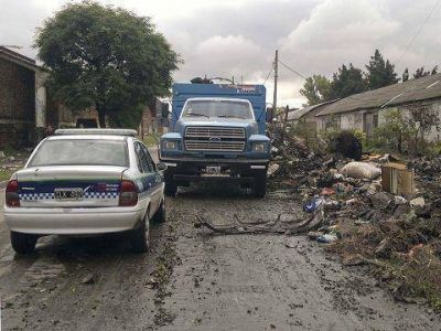 Lan�s: sancionaron a personas por arrojar basura y escombros en calles