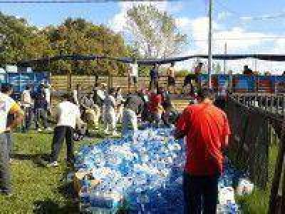 Di Rado viaj� a La Plata con las donaciones de la gente de Mar del Plata y remarc� que hacen falta camiones para llevar m�s ayuda