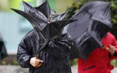Alerta meteorol�gico por fuertes vientos, lloviznas y granizo