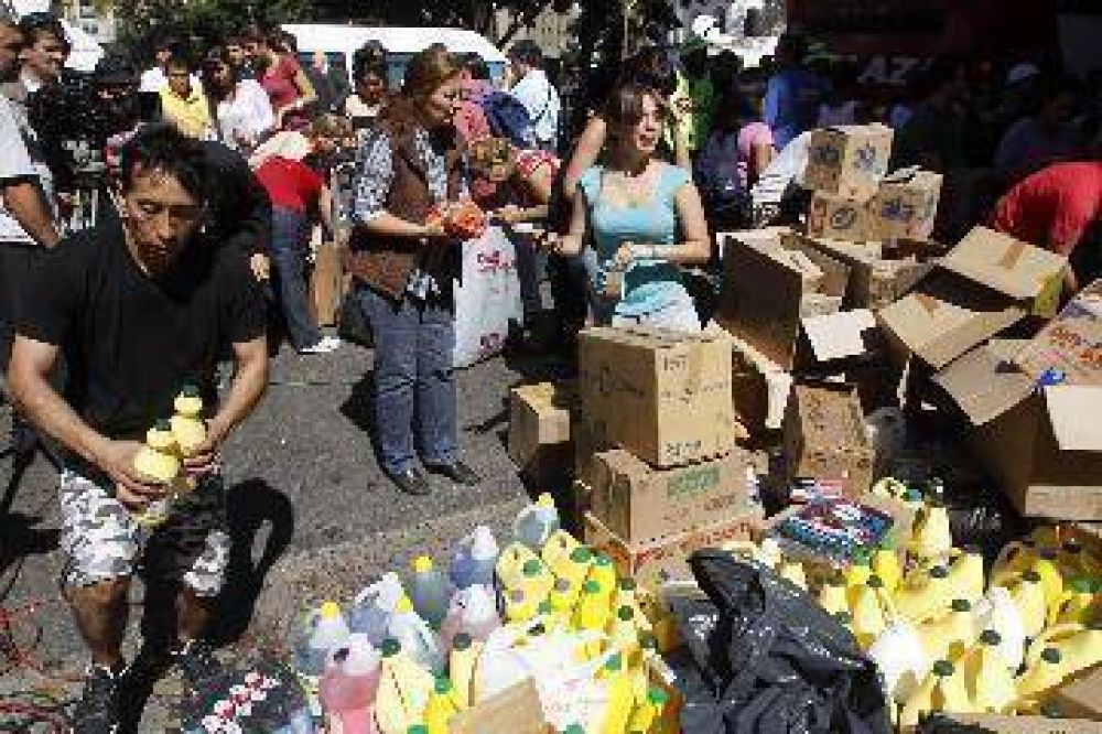 Cristina anunci� ayuda para los afectados