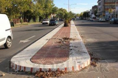 Sacaron la columna chocada de Pringles y Belgrano