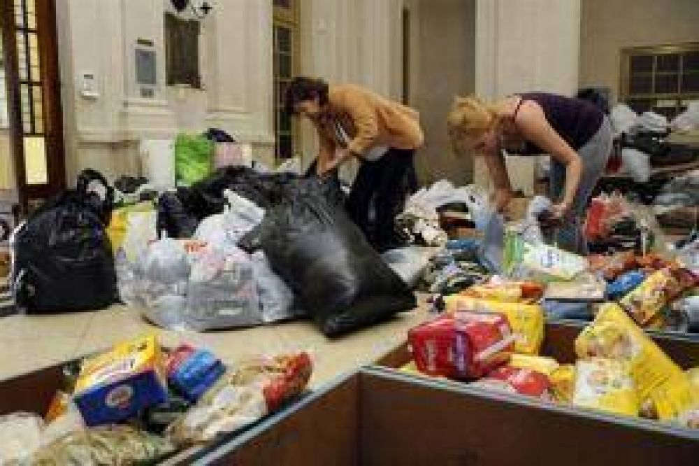 UATRE-OSPRERA, campa�a solidaria por los damnificados de la inundaci�n de La Plata