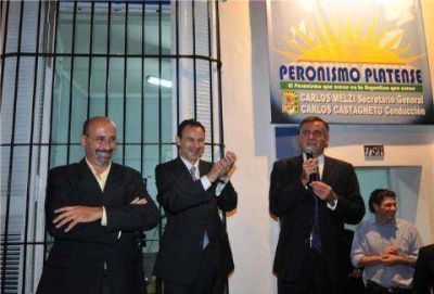 Bruera y Castagneto mostraron unidad al inaugurar local partidario en La Plata